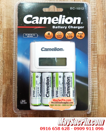 Camelion BC-1012 _Bộ sạc pin BC-1012 kèm 4 pin sạc Camelion NH-AA2700ARBP2 (AA2700mAh 1.2v)